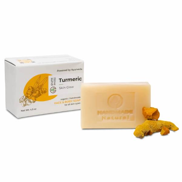 Turmeric Skin Glow Ayurvedic Bar Soap - Organic / Handmade