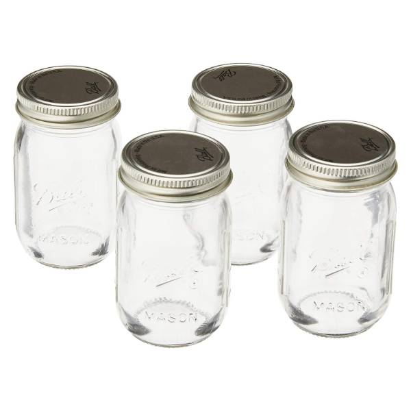 Ball Mini Storage Jars and Lids - 4 oz (4 pk)