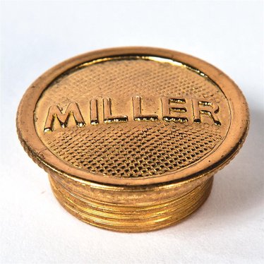Miller Logo Filler Cap for Oil Lamps