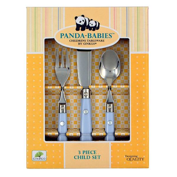 Children's Stainless Steel Flatware - 3-Piece Set