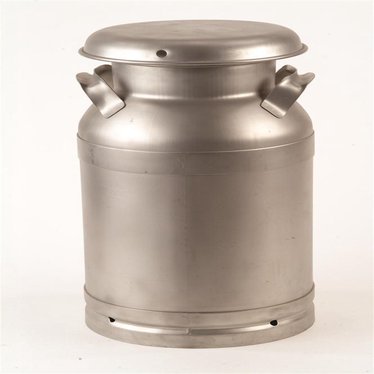 Large Stainless Steel Milk Cans - USA Made