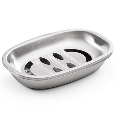 2-Piece Stainless Steel Soap Dishes - Pack of 2