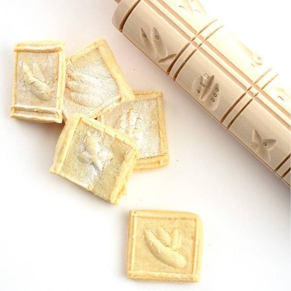 Springerle Wooden Rolling Pin Lehman's