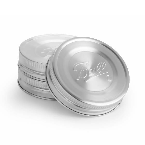 Ball Stainless Steel Jar Storage Lids - Regular Mouth (3)