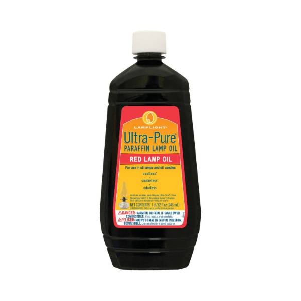 Red Ultra-Pure Paraffin Lamp Oil - 32 oz
