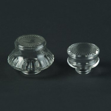 Glass Percolator Tops - Set of 2