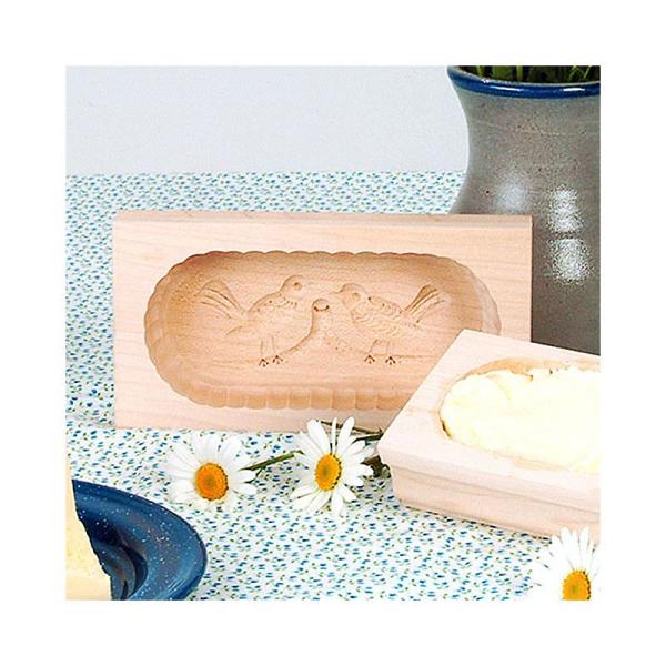 Medium Carved Rectangular Butter Molds from Germany