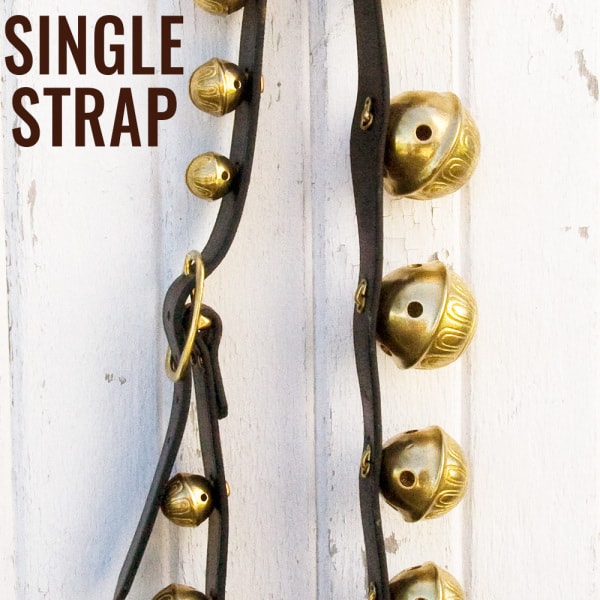 Authentic Solid Brass Sleigh Bells, Holiday Décor Lehman's