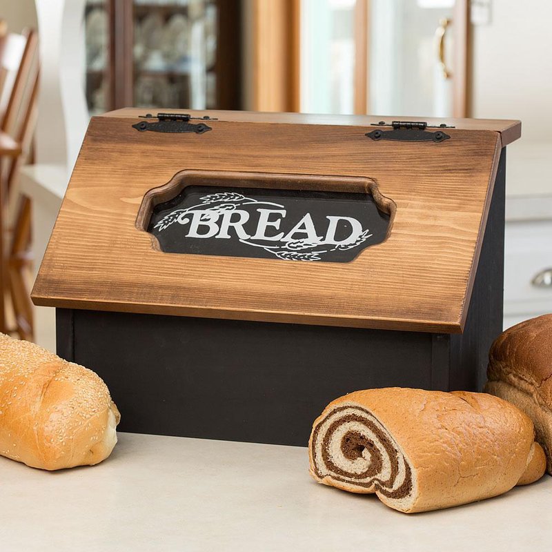 Pine Hinged Bread Box, Amish-Made - Lehman's
