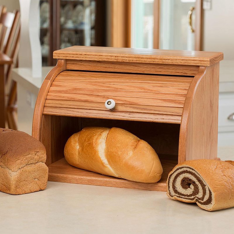 Amish Made Plain Bread Box