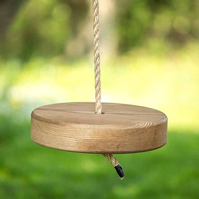 Old-Fashioned Tree Swing - Round Style, Lawn Games - Lehman's