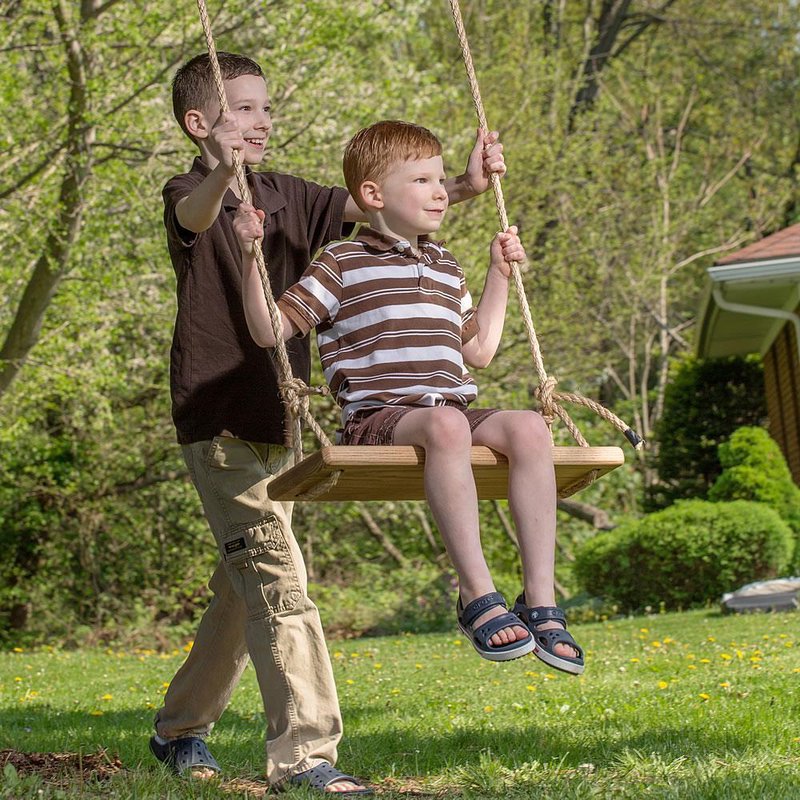 Old-Fashioned Tree Swing - Rectangle Style, Lawn Games - Lehman's