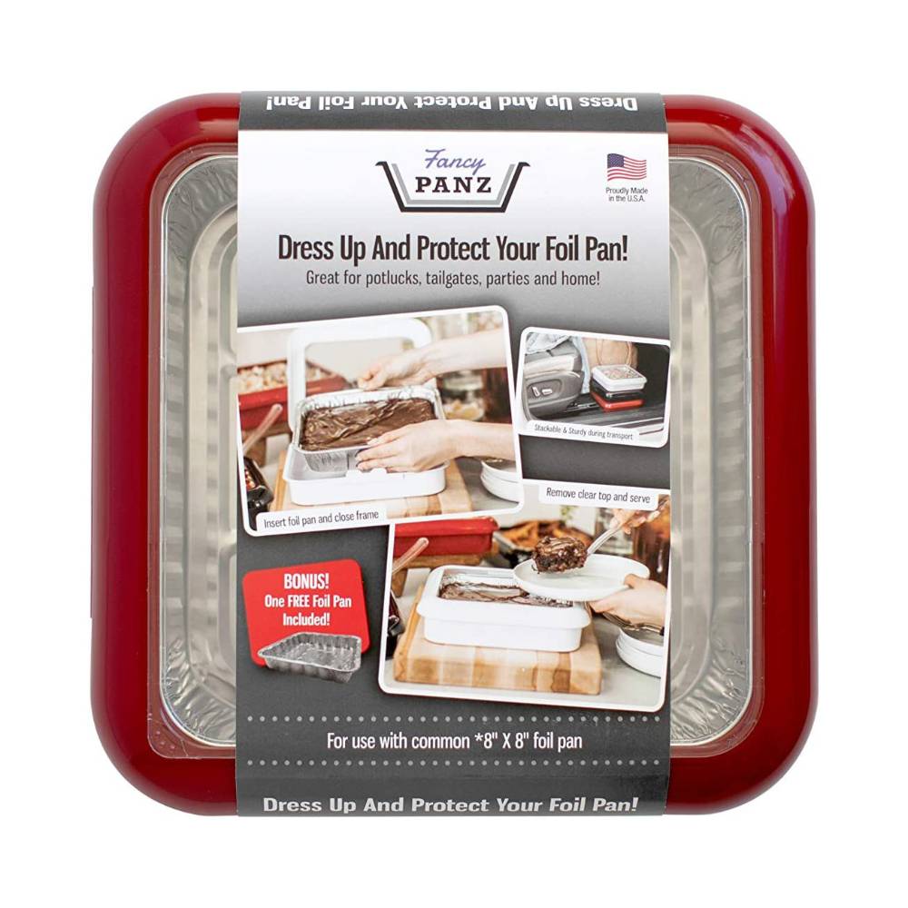 Fancy Panz Foil Pan Travel Cover, Storage and Serving - Lehman's