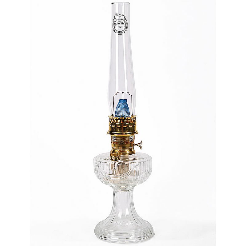Legacy heuvel gastheer Aladdin Clear Lincoln Drape Oil Lamp | Lehman's
