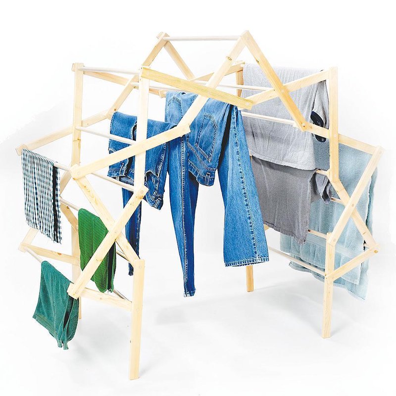 SOLD! Great Old-Fashioned Clothes Drying Rack – Larger Than Most
