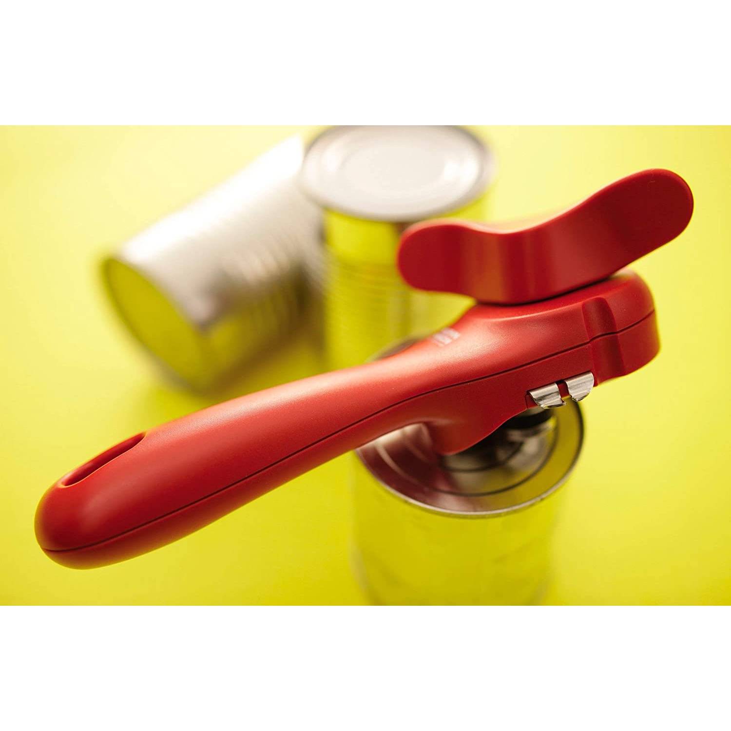 Kuhn Rikon Auto Ergo Safety Lid Lifter Yellow Can Opener Review on Vimeo