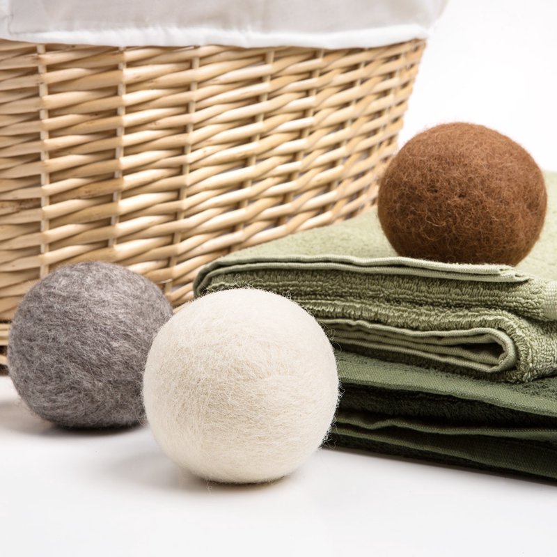 Lehman's Reusable Wool Dryer Balls - Light Set