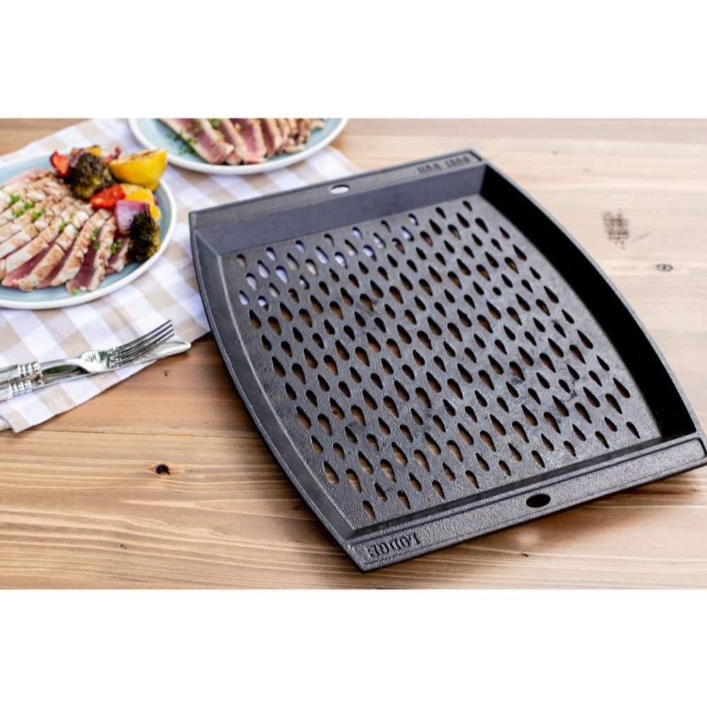Cast Iron Grill/Griddle - Large, Cast Iron Cookware - Lehman's