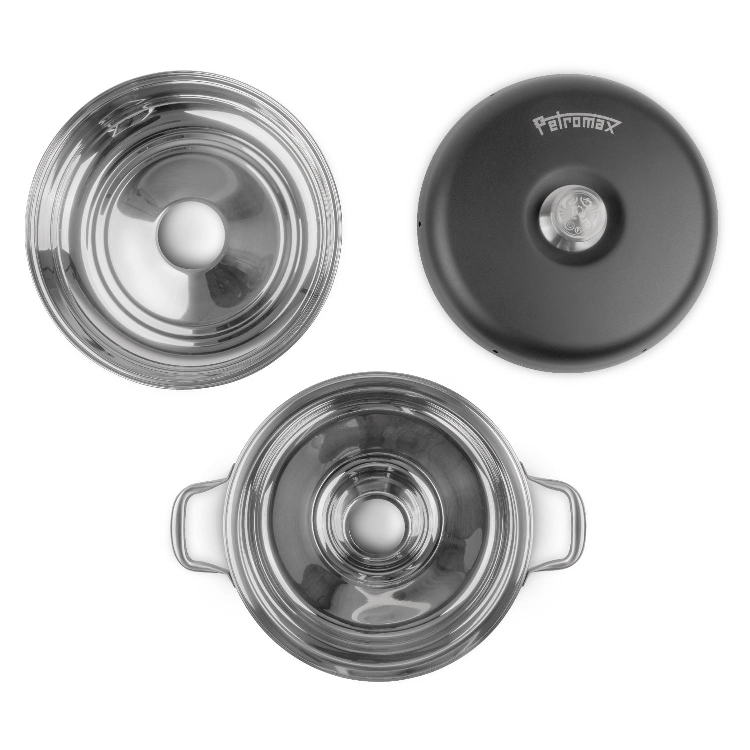 thumbnail interactive-video image 1 of Petromax Emaljas Bļodiņas - Enamel Bowls White 2 Pieces 1 of 11