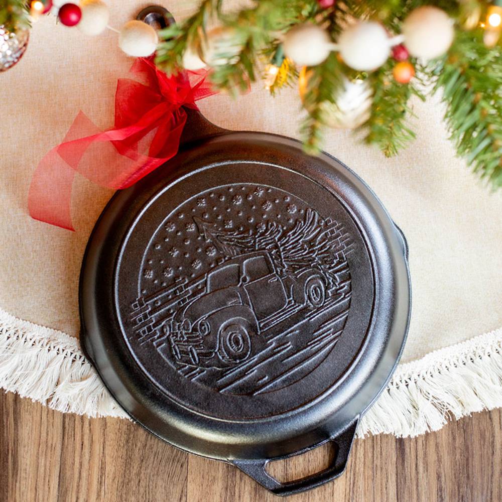 Lodge Holiday Truck Cast Iron Skillet - 10.25in
