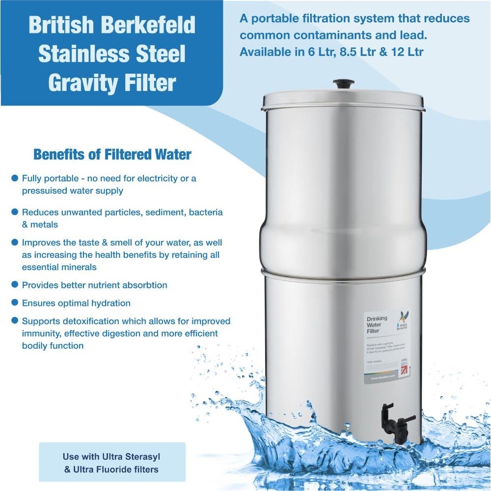 thumbnail image 2 of British Berkefeld Water System W9361138 (Blemished) With 2 Brand New Ceramic Filters 2 of 2