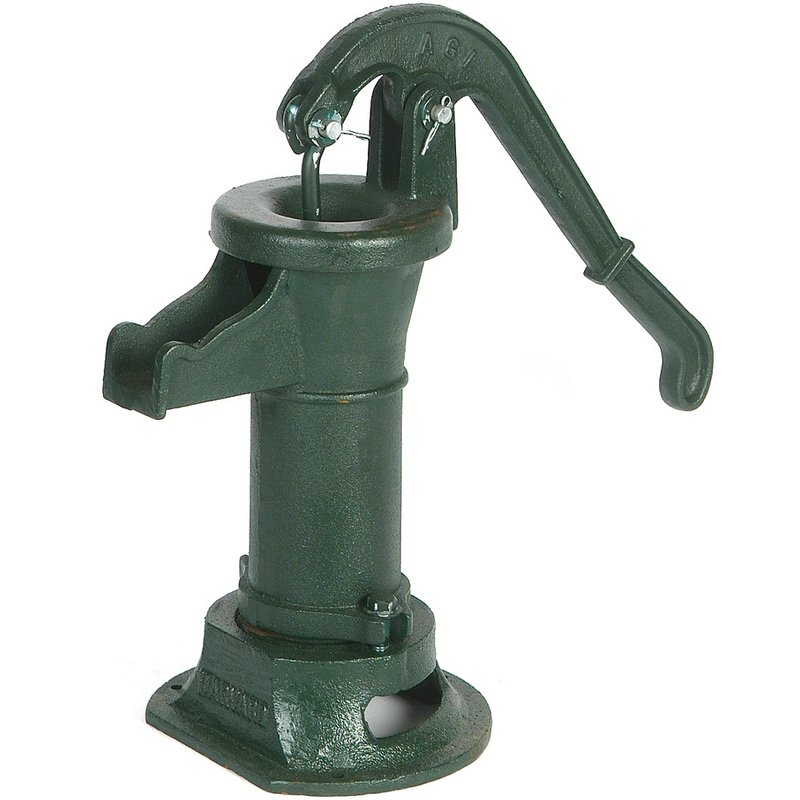 Green Hand Cistern Pump, Shallow Well Pumps - Lehman's