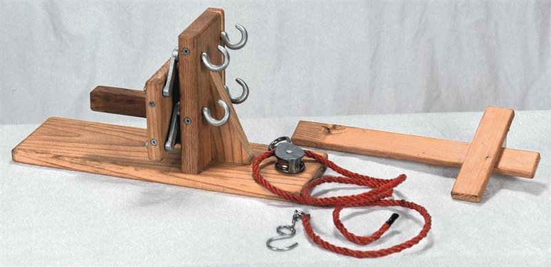 Vintage Hand Crank Rope Maker  Rope maker, How to make rope