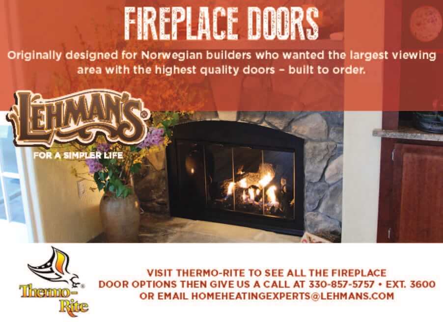 Fireplace doors