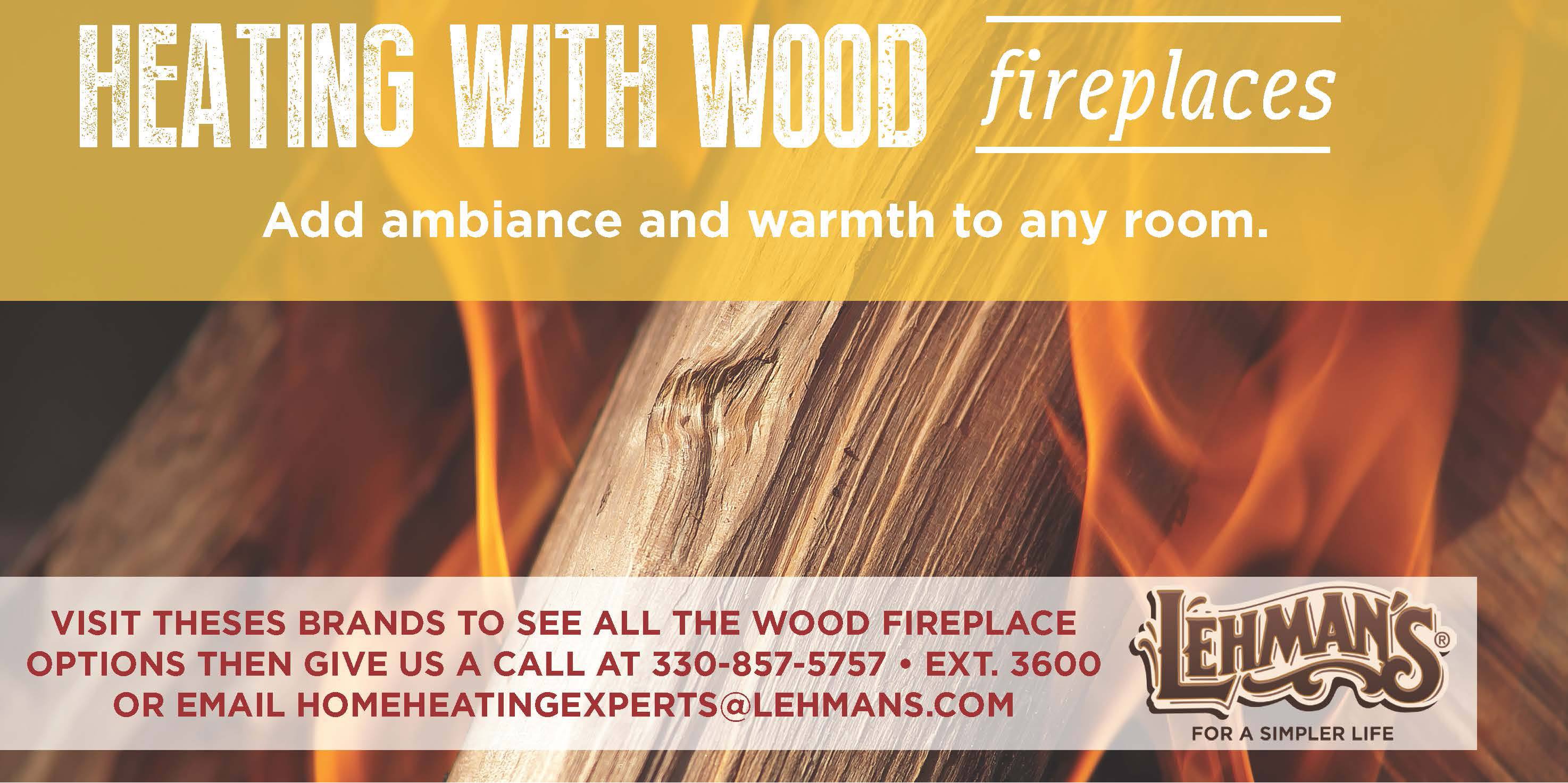 Heating with Wood Fireplaces