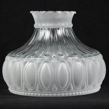 10" Crystal Oil Lamp Shade