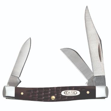 Case Medium Stockman Knife - Brown Synthetic Sloped Bolster