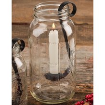 Taper Candle Hooks for Wide-Mouth 1/2 Gallon Jars