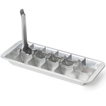 Old-Time Aluminum Ice Cube Tray