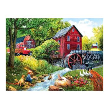 Playing Hookey at the Mill Jigsaw Puzzle - 1000 pcs