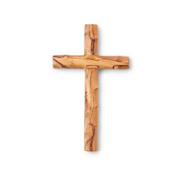 Olive Wood Wall Cross with Knots