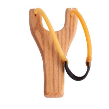 Lehman's Amish-Made Slingshot with Oak and Leather