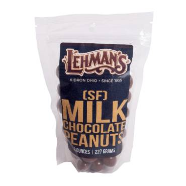 Lehman's Sugar-Free Milk Chocolate Peanuts - 8 oz