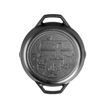 Lodge Cast Iron Dual Handle Camper Pan - 10.25 in