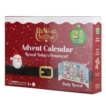Advent Calendar with 24 Mini Ornaments