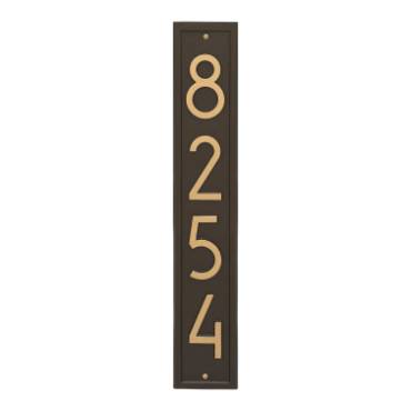 Whitehall Vertical Custom Wall Plaque – Aged Bronze 