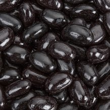 Jumbo Black Licorice Jelly Beans