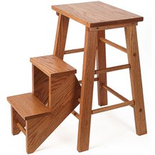 Handcrafted Solid Oak Step Stool
