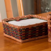 Amish-Made Napkin Basket