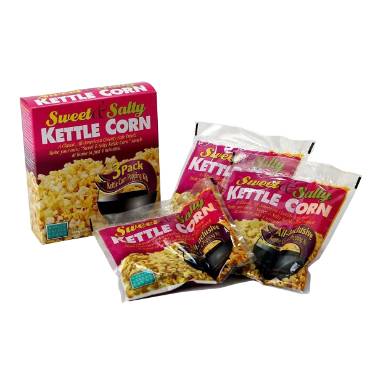 Kettle Corn Popping Kit - Pack of 3