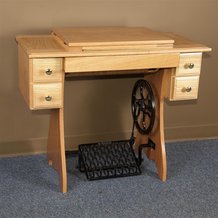 Traditional Sewing Cabinet and Treadle