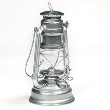 Feuerhand Lantern from Germany - Silver Galvanized