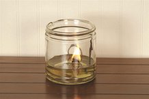 Merry Corliss Cabin Olive Oil Lamp
