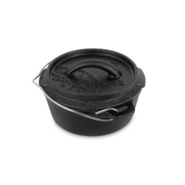 Petromax Cast Iron Dutch Oven with Flat Base