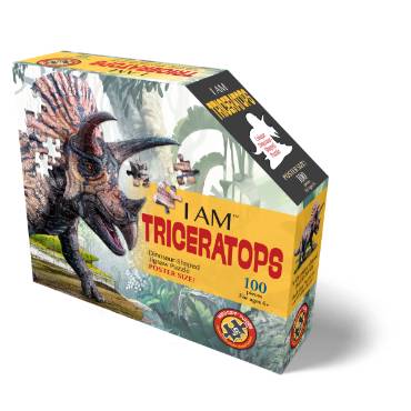 Shaped Jigsaw Puzzle - Triceratops - 100pcs