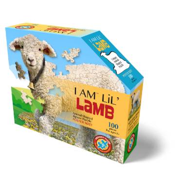 Shaped Jigsaw Puzzle - Lamb - 100pcs